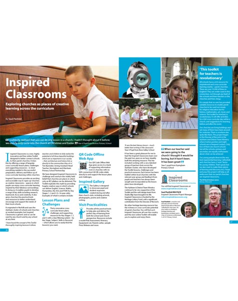 Inspired Classrooms - The Magazine (Diocese of Norwich) 24th July 2018